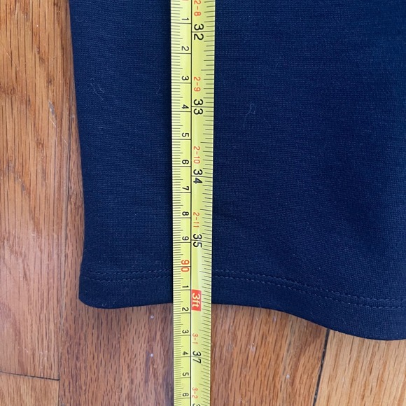 ALICE + OLIVIA Peplum Sheath Dress Size 6 Navy Blue Career Business Designer - Picture 10 of 10